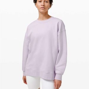 Lululemon “Perfectly Oversized Crew” Lavendar Dew